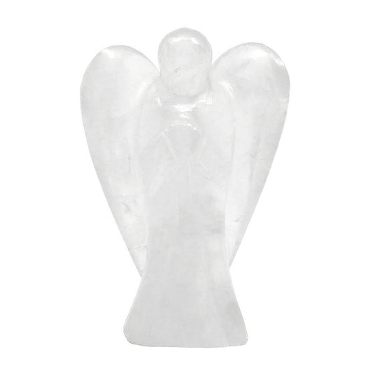 Hand-Carved Green Aventurine Angel Figurine - Stone of Opportunity Luck Gift